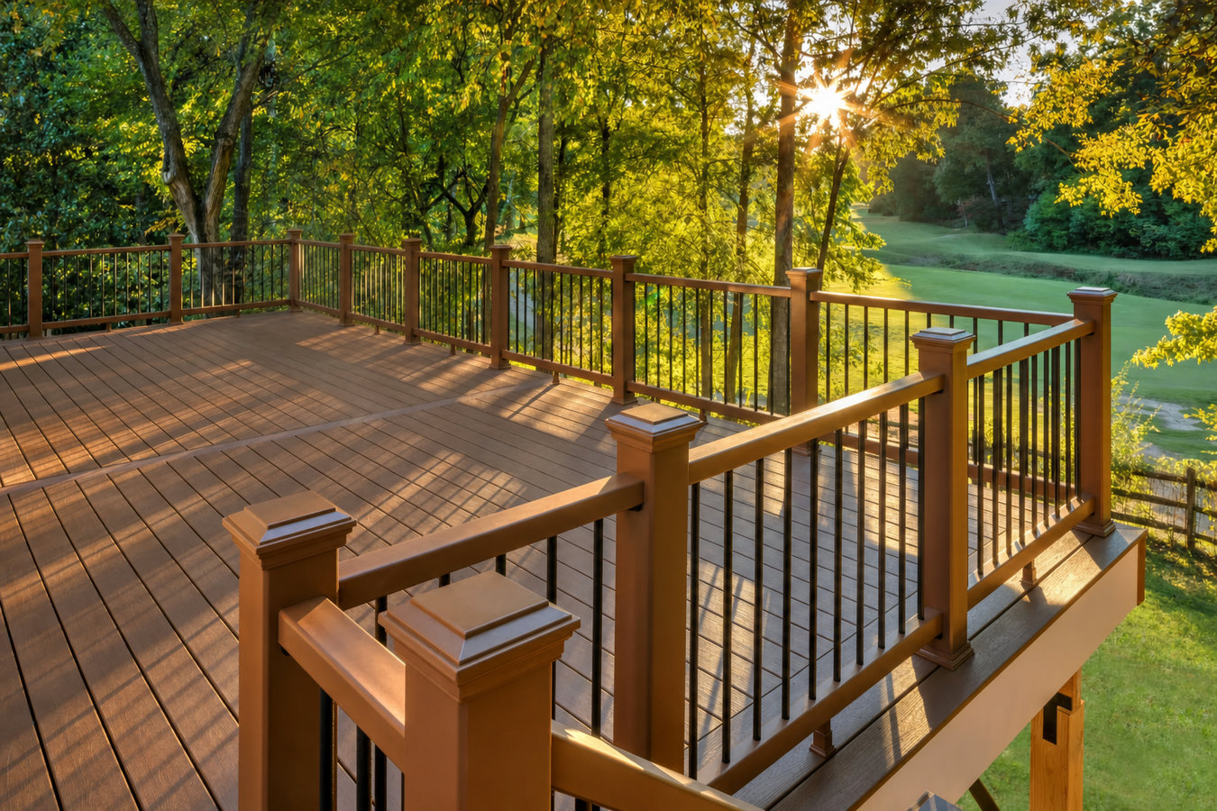 Deck railing installation in Delray Beach, FL